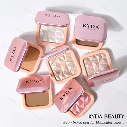 Miniatura 7 de KYDA Paleta de Contorno Esculpidor Facial, Mate con Acabado de Micro Perlas Polvo de Contorno Horneado, Ultra-fino Ligero, Cobertura Difuminable
