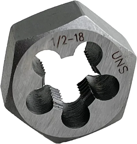 Miniatura 5 de El 1/2"-13 hex. muere el reenhebrado muere el hilo muere la mano derecha del acero del cartón