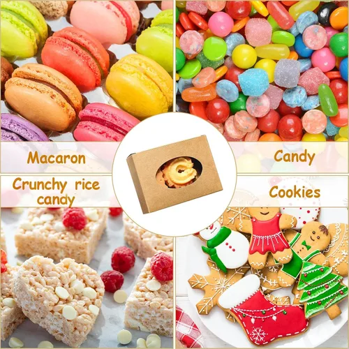 Miniatura 6 de Spakon 30 cajas de jabón para jabones caseros de 3.8 x 2.8 x 1.2 pulgadas, cajas de jabón rectangulares con ventana, pequeña caja de regalo