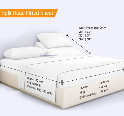 Miniatura 6 de Flex Head - Protector de colchón impermeable tamaño Queen para camas ajustables con números de sueño, 100% algodón de rizo, estilo ajustado de 34
