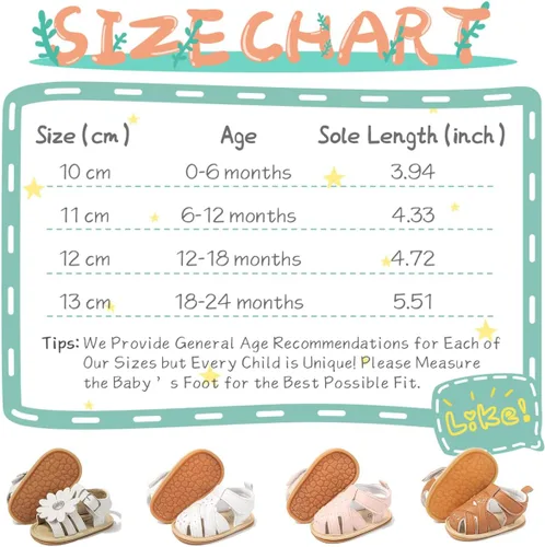 Miniatura 6 de KIDSUN Sandalias para bebés, niñas y niños, suela de goma antideslizante, para verano, playa, al aire libre, zapatos para cuna