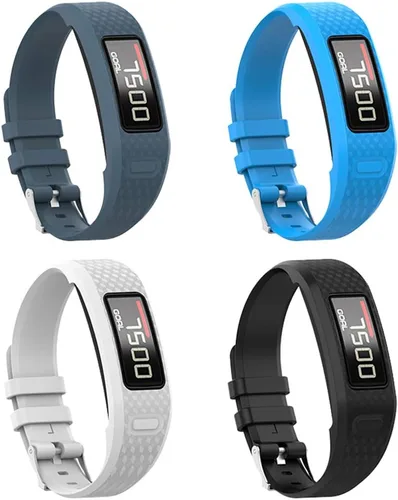 Miniatura 10 de Bandas compatibles con Garmin Vivofit 1/Vivofit2, correa de repuesto de silicona suave y colorida para Vivofit 1/Vivofit 2 Activity Tracker