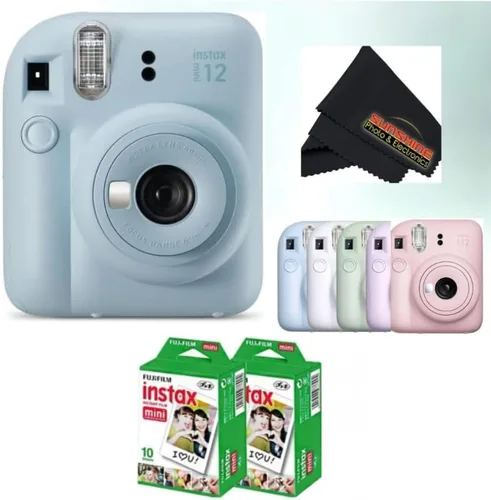 Miniatura 14 de Fujifilm Instax Mini 12 cámara instantánea Blossom Pink con unidad flash USB Sandisk de 32 GB + paquete de película Fujifilm Instax Mini de 40