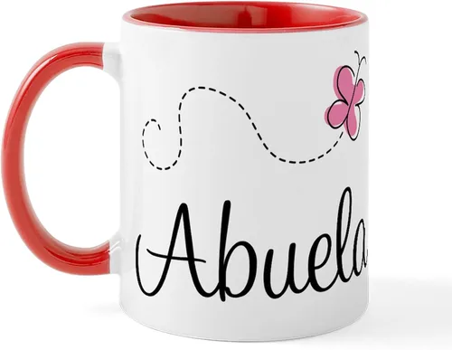 Miniatura 34 de CafePress Taza de café de cerámica Number One Abuelo de 11 oz (11.0 fl oz)