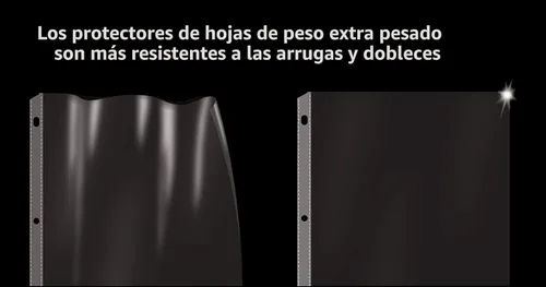 Miniatura 2 de Gold Seal, 25 protectores de hojas extra pesados, 4 mils de grosor, 8.5 x 11 pulgadas, carga superior, paquete de 25