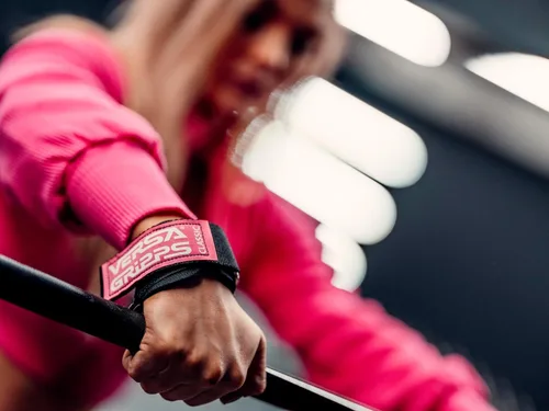 Miniatura 9 de Versa Gripps® Clásico, fabricado en los Estados Unidos, correas de muñeca para levantamiento de pesas, el mejor accesorio de entrenamiento