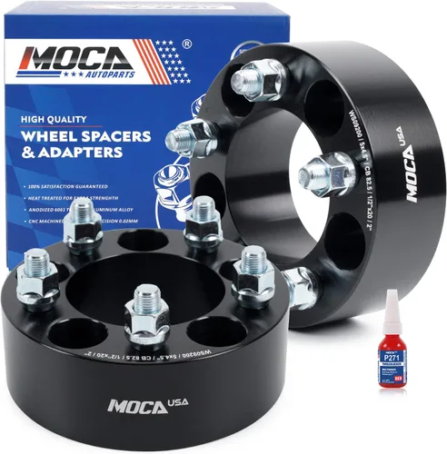 Miniatura 12 de MOCA - 2 espaciadores de rueda de 1.000 in, patrón de pernos de 0.197 x 4.500 in, buje para Jeep Cherokee/Liberty/Wrangler, 2007-2011 para Dodge