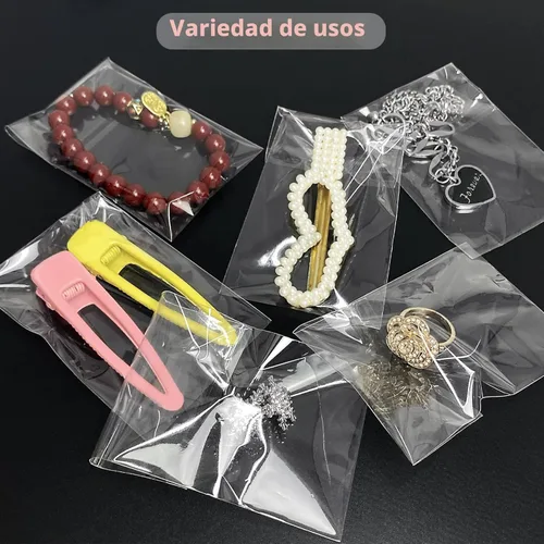 Miniatura 5 de Bolsas de celofán autosellantes autoadhesivas, bolsas de celofán resellables transparentes de 2 x 3 pulgadas, 200 unidades (tamaño mini)
