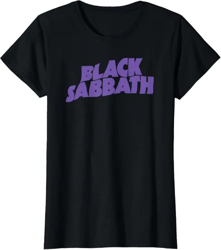 Miniatura 25 de Black Sabbath Camiseta con logotipo morado