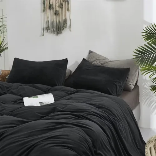 Miniatura 154 de CLOTHKNOW - Juego de edredón verde militar tamaño completo de 3 piezas, juego de ropa de cama verde oscuro, edredón suave con 2 fundas de almohada