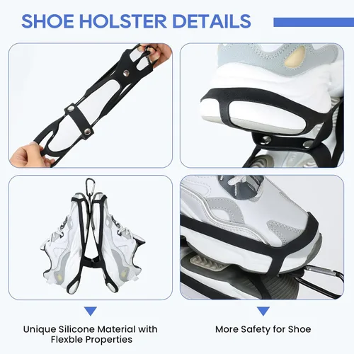 Miniatura 3 de Clip para calzado deportivo y viaje de escalada al aire libre, accesorio deportivo con clip para calzado, cuelga zapatos adicionales, botas o