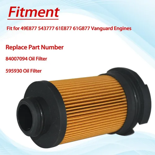 Miniatura 3 de 595930 84007094 Filtro de aceite para motores 49E877 543777 61E877 61G877 Vanguard con filtro de combustible 845125