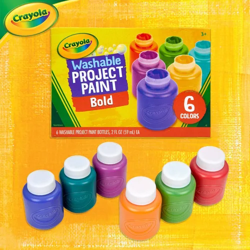 Miniatura 6 de Crayola Pintura lavable para niños (6 quilates), suministros escolares, juego de pintura para niños, manualidades de primavera, regalos