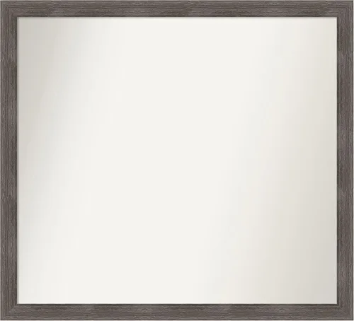 Miniatura 419 de Amanti Art Espejo personalizado, espejo de baño gris plomo a rayas, espejo de pared o espejo de tocador de baño sobre el fregadero