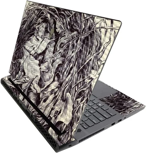 Miniatura 309 de MightySkins - Skin brillante con purpurina para Alienware M17 R3 (2020) y M17 R4 (2021) - Diversión de los años 90 Acabado duradero con purpurina