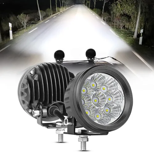 Miniatura 13 de Luces antiniebla LED SAE, ACEC SHOP 2 unidades de 80W, cápsulas LED redondas de 8.9 cm / 3.5 pulgadas aprobadas por DOT, luces de cápsula legales
