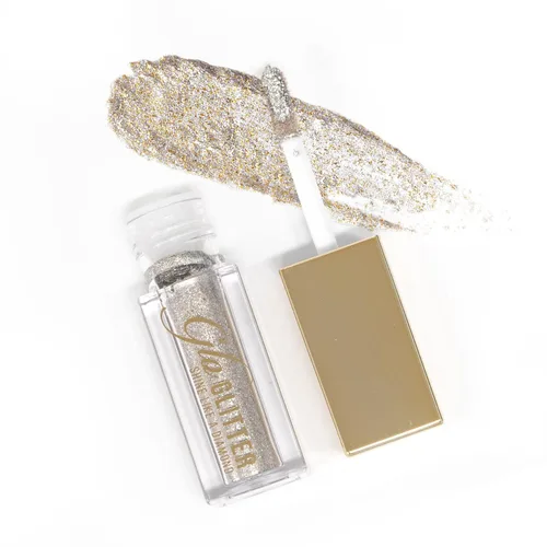 Sistar Sombra de ojos Glo Glitter Ultra Glitter Rich Shine Impresionante aplicación día o noche acabado hidratante (mar plateado)