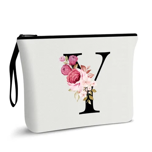 Miniatura 140 de Vavabox A-Z Bolsa de Maquillaje Personalizada, Regalos de Cumpleaños para Mujeres y Mamá, Regalos para la Mejor Amiga, Bolsa de Cosméticos