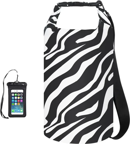 Miniatura 14 de OMGear - Bolsa seca impermeable y bolsa para teléfono, bolsa flotante de 40L/30L/20L/10L/5L para kayak, navegación, actividades al aire libre verde