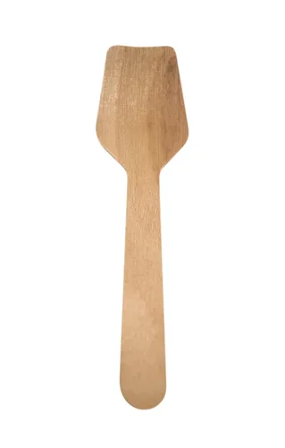 Miniatura 2 de Perfect Stix Cuchara compostable cuadrada de madera verde del catador de los cubiertos con cóncavo, 3-1/2" longitud, 1000ct