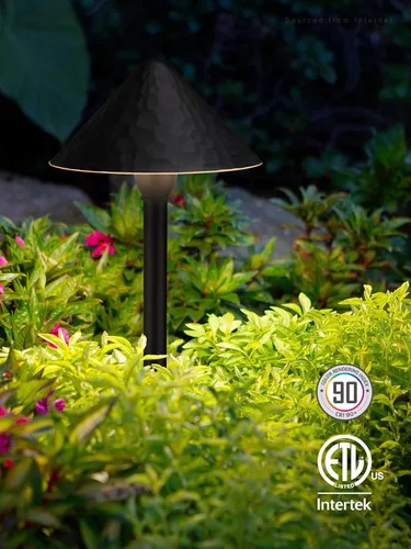 Miniatura 2 de LEONLITE Luz LED de camino de paisaje de bajo voltaje, 3 W 12-24 V CA/CC, iluminación de camino con cable, luz exterior para césped de patio, ETL