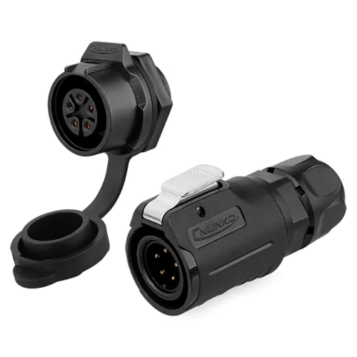 Miniatura 23 de CNLINKO Conector Circular de Panel IP68 M16 de Plástico de 3 Pines Macho y Hembra Eléctrico Impermeable Arnés de Cables Automático Soldadura