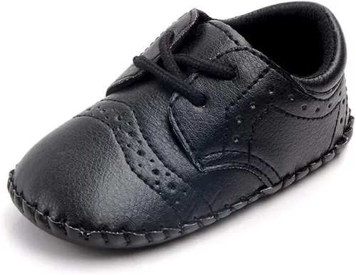 Miniatura 2 de CINDEAR Mocasines para bebés y niñas, zapatos planos Oxford, adorables zapatos de cuna para recién nacidos, tenis de poliuretano para precaminantes