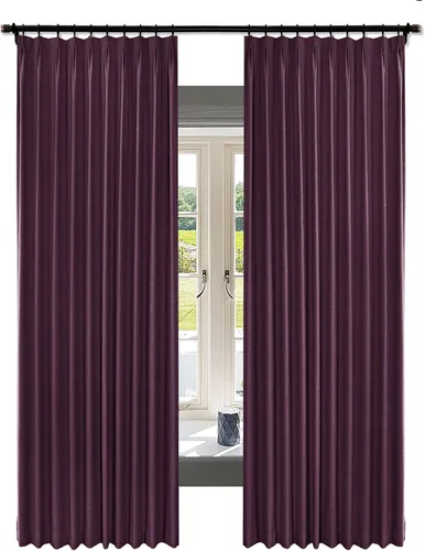 Miniatura 23 de Fcosie Juego de 2 paneles de cortinas opacas extralargas de 120 pulgadas de largo, cortinas de doble capa para oscurecer la habitación, paneles