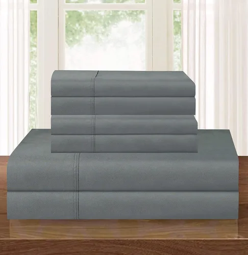 Miniatura 22 de Elegant Comfort - Juego de ropa de cama resistente a arrugas y decoloración más acogedor, sábana bajera elástica en todo el contorno, bolsillo