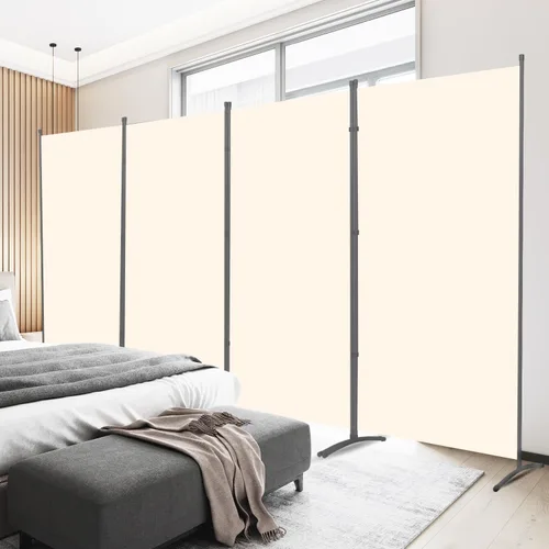 Miniatura 14 de Divisor de habitación, pantalla de privacidad de un solo panel, 71 x 72 pulgadas de alto, divisor grande para separación de habitaciones, tela