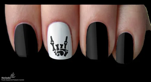 Miniatura 3 de Adhesivo decorativo para uñas Hard Rock Music