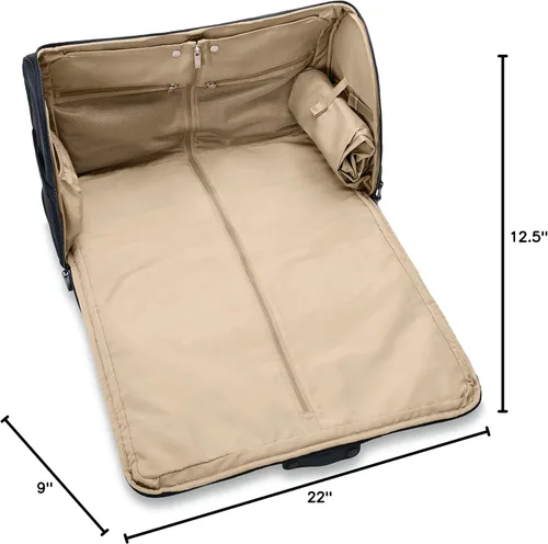 Miniatura 21 de Briggs & Riley, Negro, bolsa de lona para ropa de 22 pulgadas, Negro -, Bolsa de lona para ropa