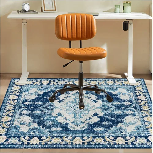 Tapete para silla de oficina para suelo de madera dura, 36 x 48 pulgadas, tapete antideslizante para silla de escritorio para suelos duros, alfombra