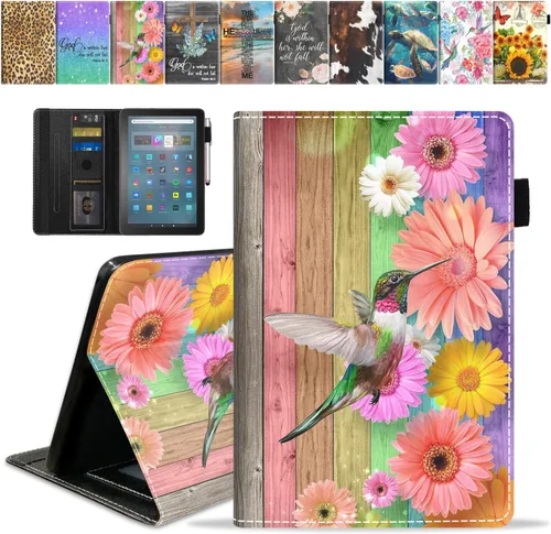 Miniatura 14 de Funda para tableta Amazon Fire Max 11 (11 pulgadas, 13ª generación, versión 2023) con ranura para tarjetas y apagado y encendido automático, funda