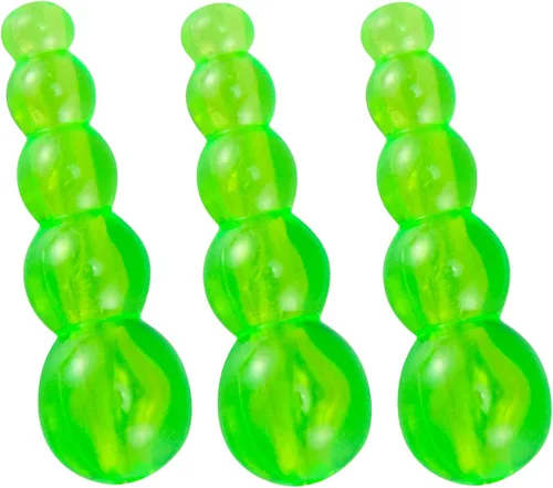 Miniatura 7 de Dr.Fish Paquete de 50 cuentas de pesca apiladas, cuentas de trucha, suministros para hacer señuelos, aparejo de lucioperca, hilandero de pesca