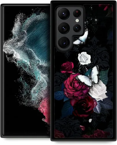 Miniatura 29 de ZHEGAILIAN Funda compatible con Samsung Galaxy S22 Ultra, antideslizante, de poliuretano termoplástico suave, a prueba de golpes, compatible