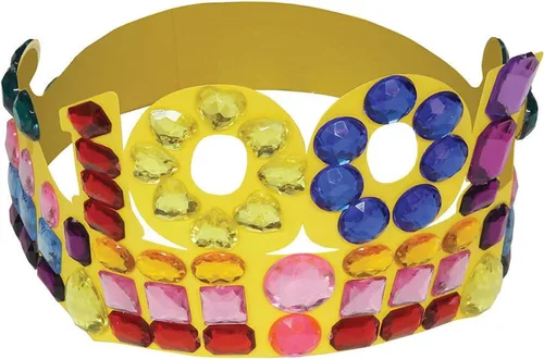 Miniatura 2 de Chenille Kraft 4670 Coronas de papel First 100 Days 25 Piezas Multicolor