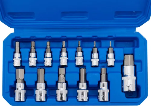 Miniatura 6 de Juego de llaves hexagonales Premium S2 de acero de aleación Kit de 13 piezas métricas 2mm - 14mm de llaves Allen