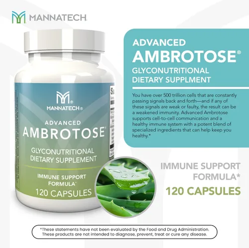 Miniatura 3 de Mannatech Ambrotosa Avanzada 120 Cápsulas