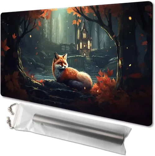 Miniatura 20 de MTG - Tapete de juego de tamaño 24 x 14 pulgadas, impresión antideslizante, ideal para entusiastas de los juegos de cartas, tapete de juego TCG