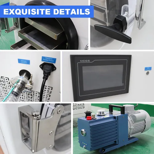 Miniatura 7 de 31.0 °F Freeze Dryer Potente y rápida velocidad de enfriamiento hasta -31.0 °F Alta calidad Secop Compresor Receta Personalización Tasa controlable