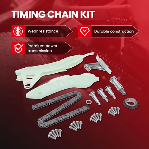 Miniatura 2 de Kit de cadena de distribución con 2 piñones de sincronización de válvula variable de motor de admisión y escape, compatible con 2013 para Mini