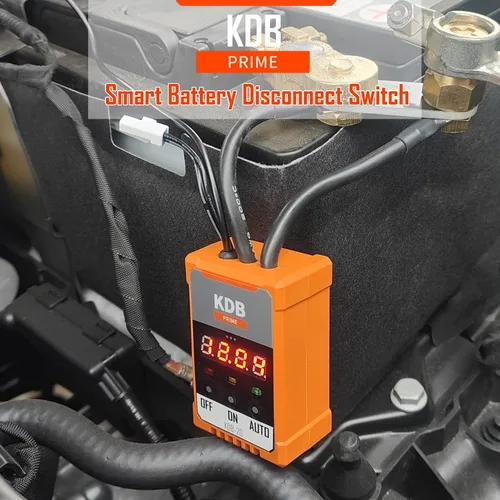 Miniatura 2 de Protector de batería de coche de 12 V, kit de interruptor de desconexión de voltaje de batería automático inteligente con pantalla LED de voltímetro