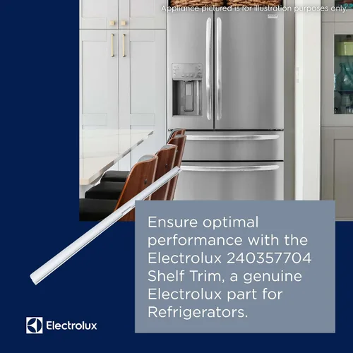 Miniatura 4 de Electrolux 240357704 - Reborde de estante para refrigeradores, color blanco