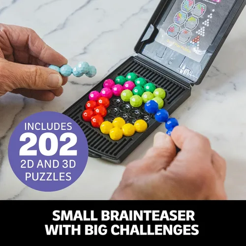 Miniatura 2 de Educational Insights Kanoodle Genius Juego de Rompecabezas 3D para Cerebro y Desafíos Intelectuales para Adultos, Adolescentes y Niños, Más de 200