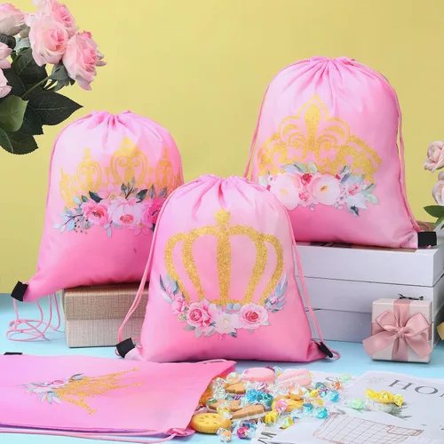 Miniatura 22 de Sweetude 24 bolsas de regalo de fiesta Let's Glow con cordón, decoración para niñas, niños, cumpleaños, bodas, fiestas