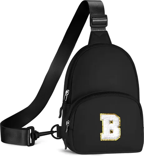 Miniatura 32 de YOOLIFE Bolso bandolera con inicial, bolsas pequeñas para niñas y mujeres, regalos para adolescentes, niñas, adolescentes, novia, dama de honor