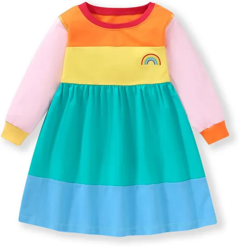 Nomi&Me Baby Toddler Girl's Cotton Long Sleeve Fashion Tulle Dress