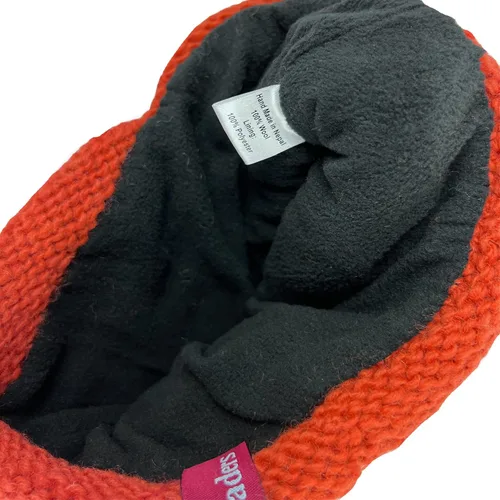 Miniatura 5 de Agan Traders 1414 - Gorro de punto de lana acanalada de gran tamaño, grueso y suave forro polar