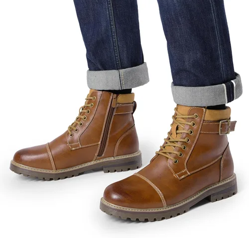 Miniatura 7 de Bruno Marc - Botas para hombre de combate estilo Oxford para motocicleta
